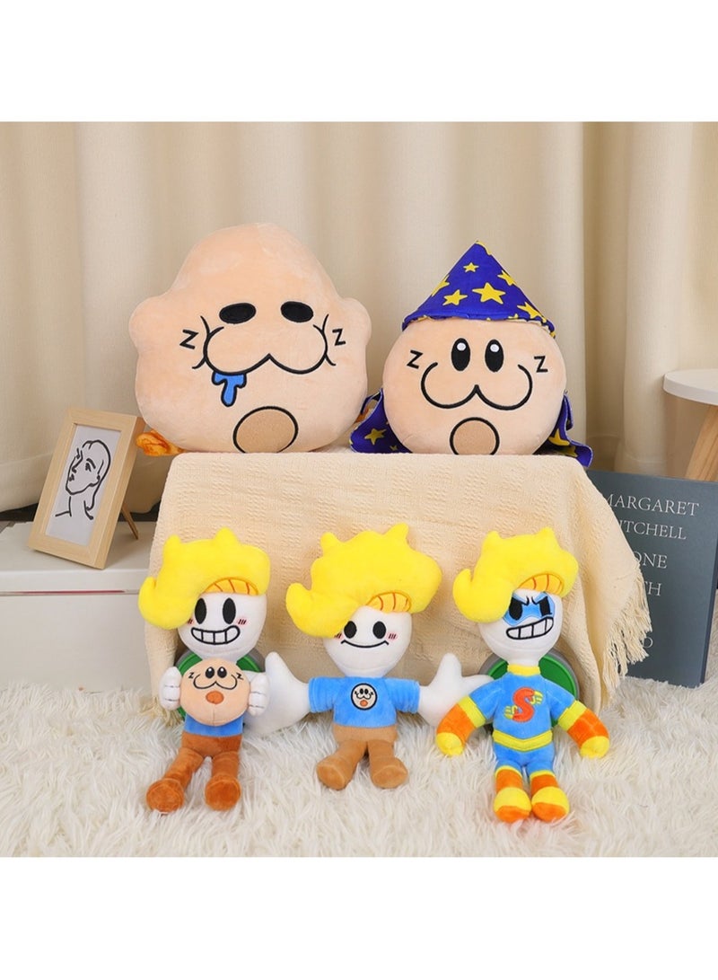 35cm Superman Yellow Hair Boy Plush Toy Super Bryson Plushie Doll Doll Boy Girl Birthday Gift - Image 3
